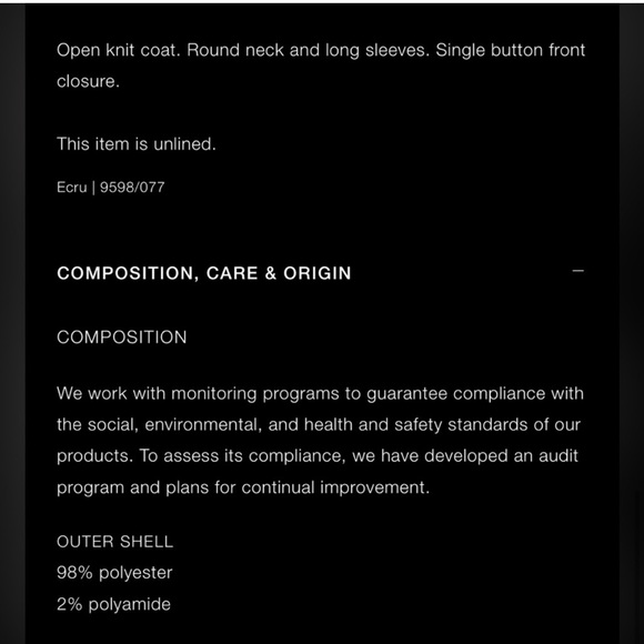 ZARA Crochet Open Knit Cardigan Coat - Picture 10 of 12